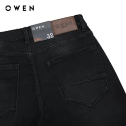 Thumbnail OWEN - Quần short Slim Fit SJ231827 màu Đen chất liệu Cotton- Spandex 3