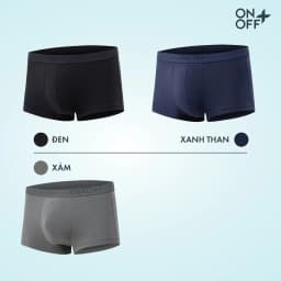 Thumbnail Pack tiện lợi 3 quần lót nam ONOFF dáng trunk (boxer) thoáng mát, kháng khuẩn, khử mùi 18UO24A317 4