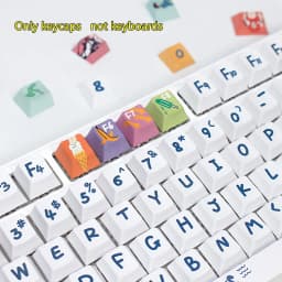 Thumbnail Pbt Cherry Profile 130 / 131 / 128 / 135 Phím Bộ keycaps màu cho bàn phím cơ RK 3