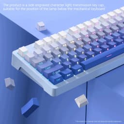 Thumbnail Pbt Keycap 136 Phím OEM Chiều Cao Khắc Bên Màu Gradient keycaps Cho Bàn Phím Cơ 2