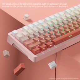 Thumbnail Pbt Keycap 136 Phím OEM Chiều Cao Khắc Bên Màu Gradient keycaps Cho Bàn Phím Cơ 4