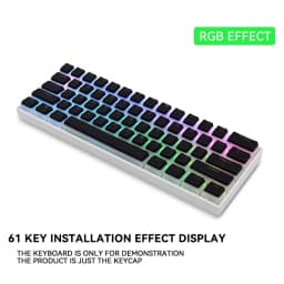 Thumbnail Pbt Pudding Trọn Bộ Keycaps Thích Hợp Cho Royal Kludge Tất Cả Các Bàn Phím, Tất Cả Trong Nhiều Màu Tự Làm 1
