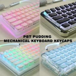 Thumbnail Pbt Pudding Trọn Bộ Keycaps Thích Hợp Cho Royal Kludge Tất Cả Các Bàn Phím, Tất Cả Trong Nhiều Màu Tự Làm 2