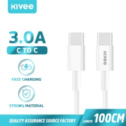 Thumbnail 【PD 60W】Cáp sạc nhanh 2 đầu Type C KIVEE CT209 3.0A PD 60W Type C to Type C Samsung Galaxy S10 S9 Xiaomi Redmi Plus 1