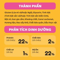 Thumbnail PEDIGREE Tasty Bites Bánh thưởng cho chó con dạng xương gặm – Vị Gà và Rau Củ - 50g 4