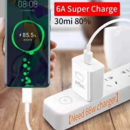 Thumbnail Pffee Cáp SạC Nhanh 6A USB C 66-120W Chuyên DụNg 3