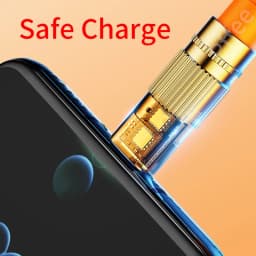Thumbnail Pffee Dây Cáp Sạc Nhanh Pffee Silica Gel 120W 6A Micro Lxxning Type C Cho Điện Thoại 2
