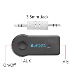 Thumbnail Pffee Thiết Bị Nhận Tín Hiệu Âm Thanh bluetooth Không Dây jack Cắm 3.5mm Cho Điện Thoại / Loa Xe Hơi 4