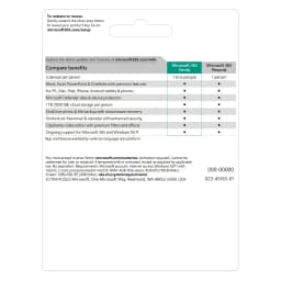 Thumbnail Phần mềm Microsoft 365 Family | 12 tháng | Dùng tối đa 6 người| 5 thiết bị/người |Word, Excel, PowerPoint | 1TB Lưu trữ 3