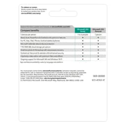 Thumbnail Phần mềm Microsoft Office 365 Family |12 tháng | tối đa 6 người |5 thiết bị/người |Word, Excel, PowerPoint |1TB OneDrive 4