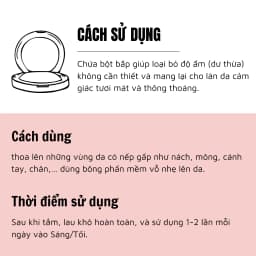 Thumbnail Phấn phủ ATOPALM làm dịu, dưỡng ẩm cho bé - ATOPALM DERMA SOOTHING POWDER 23G 3