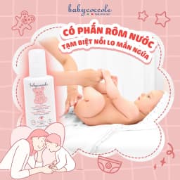 Thumbnail Phấn rôm Babycoccole 0M+ cho bé an toàn cho trẻ sơ sinh dạng nước chiết xuất tinh bột bắp 125ml 1