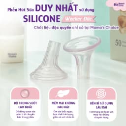 Thumbnail Phễu Hút Sữa Silicone PumpFit, Hứng Sữa Êm Ái, Tương Thích Máy Medela Spectra Avent, Thương Hiệu Mama's Choice (1 Cái) 4