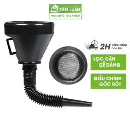Thumbnail Phễu rót dầu nhớt, đổ xăng, nước làm mát cho ô tô - Có Tấm Lọc - phụ kiện oto Tâm Luân 1