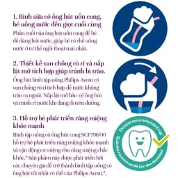 Thumbnail Philips Avent bình tập uống có ống hút 200ml bé từ 9 tháng SCF796/00 4
