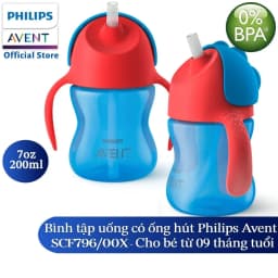Thumbnail Philips Avent Bình Tập Uống Có Ống Hút Cho Bé 9 Tháng Tuổi 200ml 3