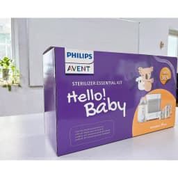 Thumbnail Philips Avent Bộ sản phẩm tiệt trùng hâm sữa cao cấp Hello! Baby 3