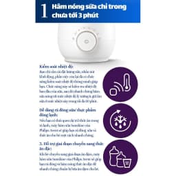 Thumbnail Philips Avent Máy Hâm Sữa Và Thức Ăn Siêu Tốc Bằng Điện 3