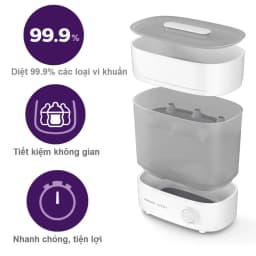 Thumbnail Philips Avent Máy Tiệt Trùng Bình Sữa 3 Trong 1 Starlight 4