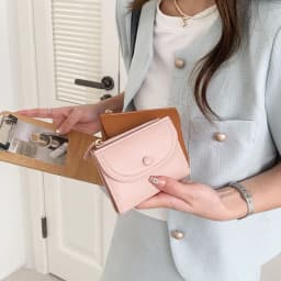Thumbnail Phong cách ngắn gọn Tinh tế Ví nữ đầy màu sắc Ví đựng tiền mặt Mini đa chức năng có thể gập lại dễ thương 3