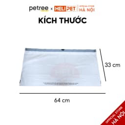 Thumbnail [PHỤ KIỆN CHÍNH HÃNG] Túi Rác Máy Dọn Vệ Sinh Tự Động Cho Mèo PETREE Open Top Size To 2