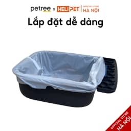 Thumbnail [PHỤ KIỆN CHÍNH HÃNG] Túi Rác Máy Dọn Vệ Sinh Tự Động Cho Mèo PETREE Open Top Size To 3