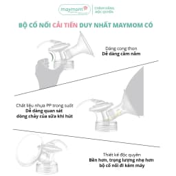 Thumbnail Phụ Kiện Hút Sữa Cải Tiến Phễu Silicone Cho Máy Spectra, Avent, Fazt, Rozabi, Vắt Sữa Êm Ái, Kiểm Định An Toàn Quốc Tế 3