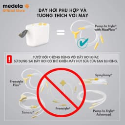 Thumbnail Phụ kiện máy hút sữa | Medela dây Pump In Style MaxFlow (không vỏ hộp) 4