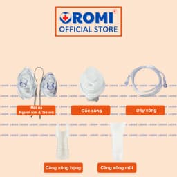 Thumbnail Phụ kiện máy xông khí dung, máy hút dịch cho máy xông mũi họng, máy hút mũi y tế cho trẻ em 4