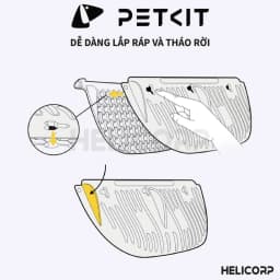 Thumbnail [Phụ kiện] Tấm Chắn Xả Bỏ Toàn Bộ Cát Cũ Dùng Cho Máy Dọn Phân Mèo PETKIT Pura Max 2024, 2023, 2022 2