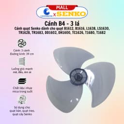 Thumbnail Phụ kiện thay thế quạt Senko và cánh quạt 3 cánh Senko B3, B4, B5 - Giao màu ngẫu nhiên - Chính hãng 3