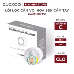 Thumbnail Phụ kiện vòi sen Cuckoo CWCF-CHVT1C: Lõi lọc Clo và Vitamin C - Hàng chính hãng - Chất lượng Hàn Quốc 1
