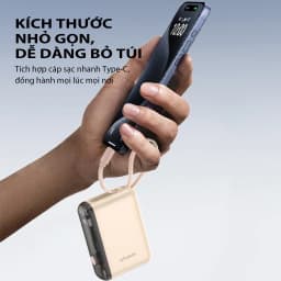 Thumbnail Pin dự phòng mini VIVAN VPB-Q10 9600mAh tích hợp cáp 4