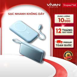 Thumbnail Pin dự phòng VIVAN VPB-W11/13/20 10000mAh thông minh không dây sạc nhanh từ tính 15W 1