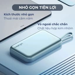 Thumbnail Pin dự phòng VIVAN VPB-W11/13/20 10000mAh thông minh không dây sạc nhanh từ tính 15W 3