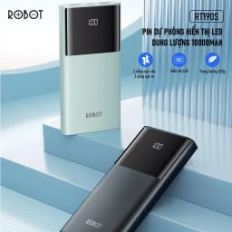Thumbnail Pin Sạc Dự Phòng 10.000mAh ROBOT RT190S 2 Cổng Sạc Vào & 2 Cổng Sạc Ra - Chính Hãng 1