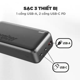Thumbnail Pin sạc dự phòng Energizer 30000mAh - sạc nhanh 22.5W, 3 cổng sạc ra tiện lợi bảo hành 2 năm 4