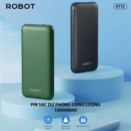 Thumbnail Pin Sạc Dự Phòng Wook RT12 Dung lượng 10.000 mAh 2 cổng sạc IN/OUT - Chính Hãng 3