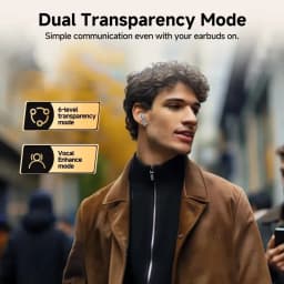 Thumbnail Qcy HT08 Pro ANC Bluetooth 5.3 Tai nghe không dây 46dB Lai ANC Hi-Res LDAC Tai nghe 6 Mic Phát hiện trong tai 34H 3