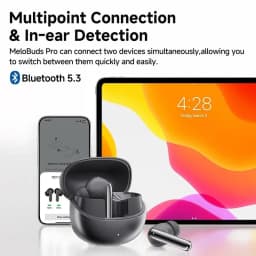 Thumbnail Qcy HT08 Pro ANC Bluetooth 5.3 Tai nghe không dây 46dB Lai ANC Hi-Res LDAC Tai nghe 6 Mic Phát hiện trong tai 34H 4