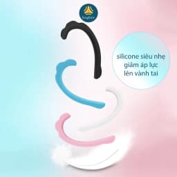 Thumbnail Quai silicone đeo khẩu trang hình gợn sóng, bảo vệ vành tai, đeo kính không tuột - Buybox - BBPK195 4