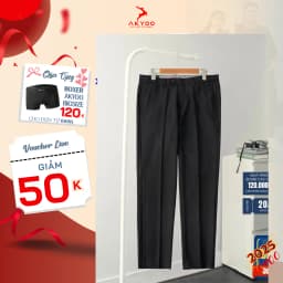 Thumbnail Quần Âu Bigsize Nam 80-140KG AKYOO Cao Cấp, Chống Nhăn, Không Bai Xù - QA 22 (Combo 2 quần tiết kiệm 10%) 1