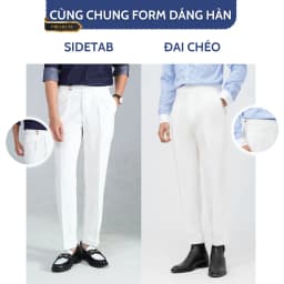 Thumbnail Quần âu cạp cao nam ARMCEO dáng baggy suông Hàn cao cấp - A03 4
