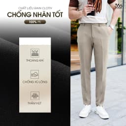 Thumbnail Quần âu nam cạp 3 lớp cao cấp 360 Boutique quần tây dài kiểu Hàn Quốc co giãn, thoải mái - QACOL420 2