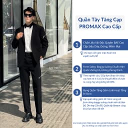 Thumbnail Quần âu nam đen cạp cao dáng baggy suông ARMCEO Smart Cool hack dáng cạp điều chỉnh tăng giảm thông minh 5 màu -A02 2