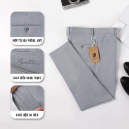 Thumbnail Quần âu nam giữ form cao cấp chính hãng MAC ARTHUR vải dày dặn, bền chắc, giữ phom cực tốt 3