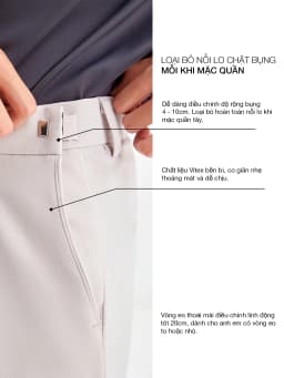 Thumbnail Quần âu nam JBAGY - Smart Pants điều chỉnh cạp, vải Vitex co giãn cao cấp chống nhăn - JA0303 4