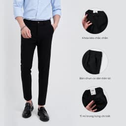 Thumbnail Quần Âu Nam Local Brand KRIK Form Slimfit Chất Liệu Poly Cao Cấp Không Bai Xù Có Cạp Chun Tăng Giảm Linh Hoạt QA7010 3