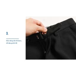 Thumbnail Quần Âu Nam MANDO Ống Côn Công Form Công Sở Nhiều Màu, Kiểu Dáng Basic Trẻ Trung Phong Cách Hàn Quốc - QKN020 4