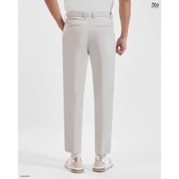 Thumbnail Quần âu nam màu be hàng xưởng xuất dư quần tây dài form slim crop vải dày dặn chống nhăn quần âu cạp ép cao cấp 2